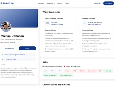Daily UI Challenge #006: User Profile ui ux