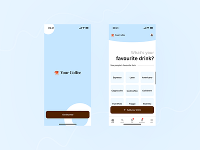 Coffee App app app design coffee coffee app design coffee brand consulting design figma freelance hire me mobile app mobile app design prototype ui ui design user experience user interface ux ux design work for me