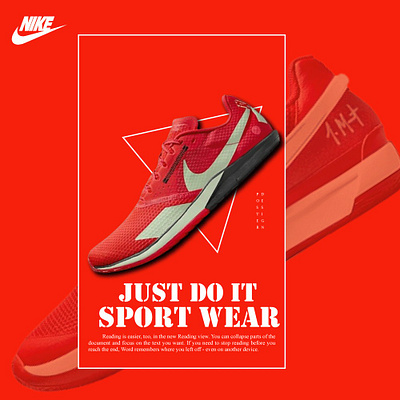 Nike sport shoes poster design by Muhammad hasnain 3d animation by design graphic design hasnain hasnain memon jike logo motion graphics muhammad hasnain nike nike poster nike shoes nike shoes designer poster shoes ui