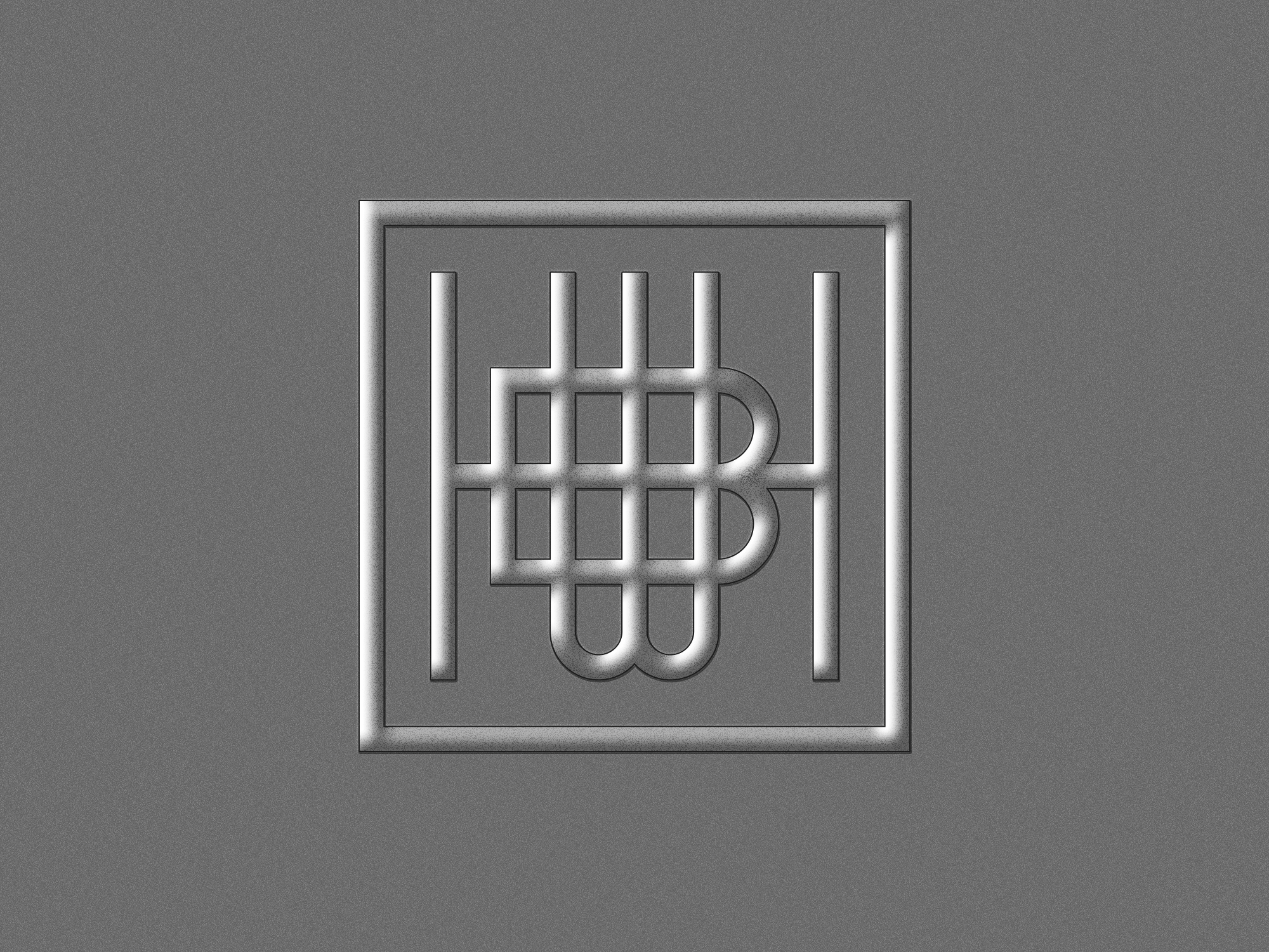 HBW Logo brand brand identity branding design graphic graphic design icon identity lettering logo logo design logomark logotype minimal monochrome monogra print symbol typography wordmark