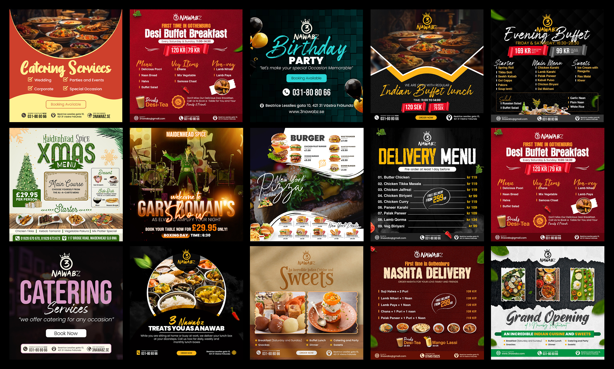 Example of High Impact Social Media Designs