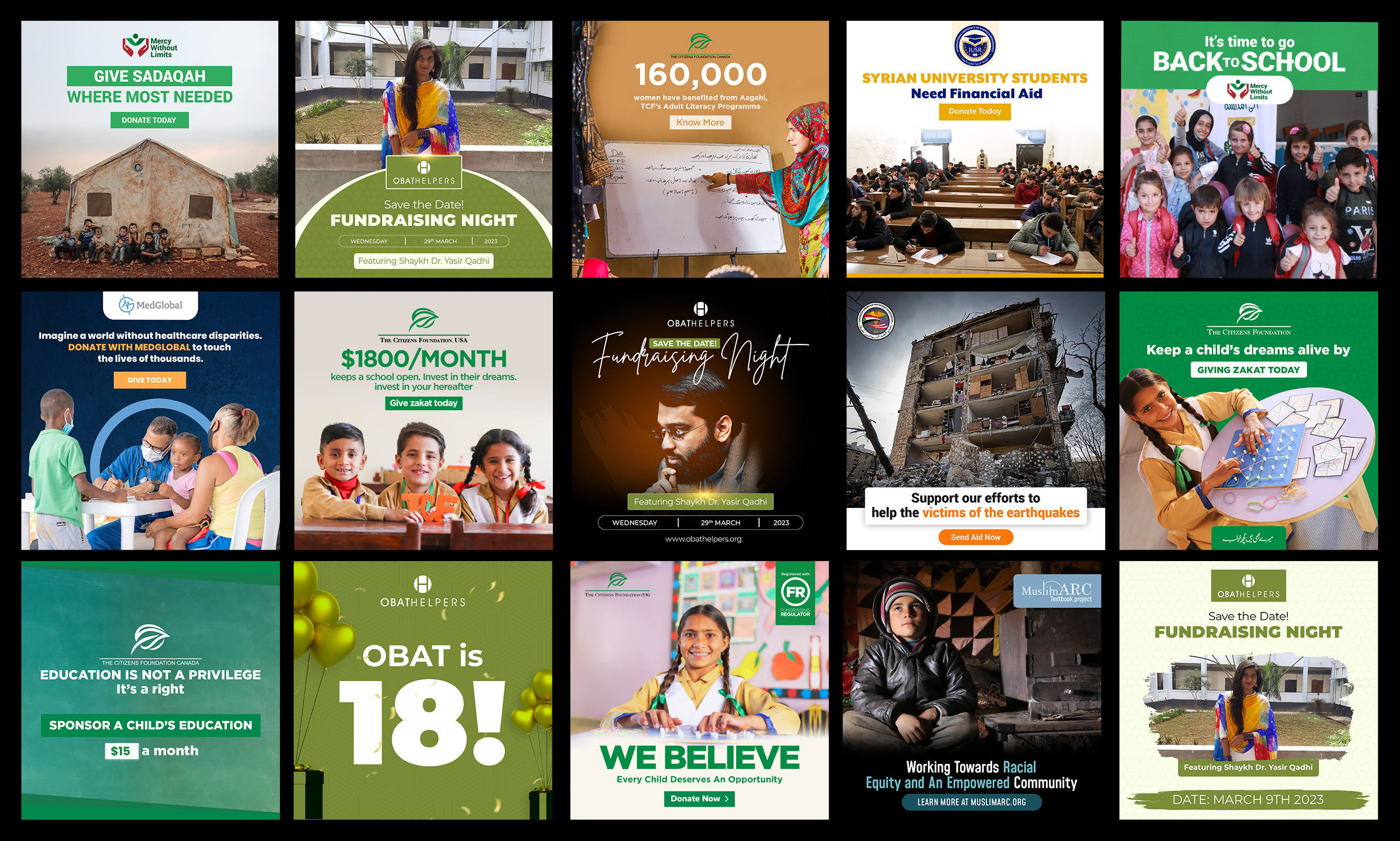 Example of High Impact Social Media Designs