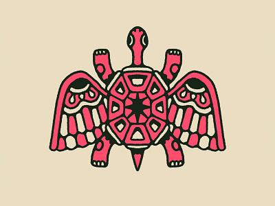 Flying Tortoise animal branding illustration mascot tortoise turtle wings