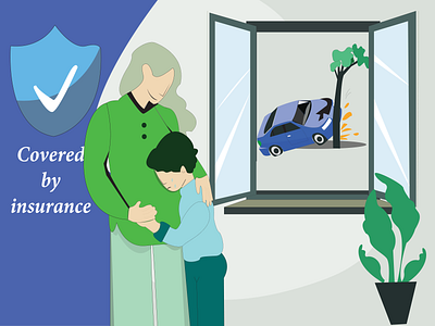 Insurance concept design graphic design illustration insurance vector