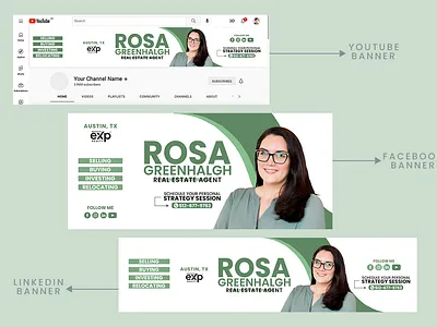 Consistent branding across social media platforms bannerads