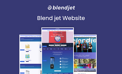Blend jet Website Design figma modern web design responsive design ui ui ux design ux web design