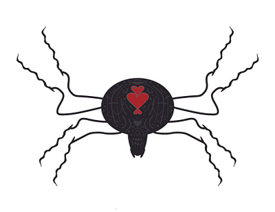 black widow black widow bug chriscreates chrismogren design drawing illustration spider