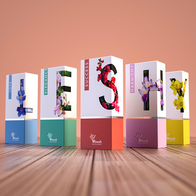 Packaging design for fragrance line highenddesign