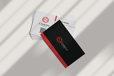 Business card design 3d branding graphic design logo