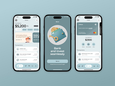 Morro - Banking & Investment App banking app finance apps fintech mobile apps ui ui design uiux uiux design