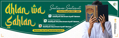 DESIGN BANNER TAHUN AJARAN BARU banner content design design education design graphic design minimalist design modern design