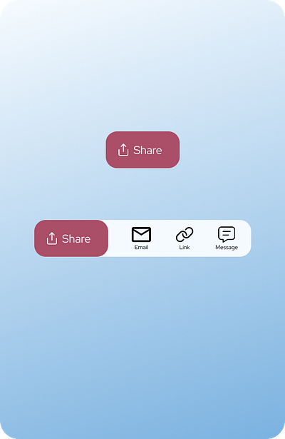 Daily UI: Day 10 Share Button dailyui ui