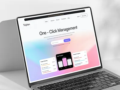 Triplan - Project Management Platform daily dashboard elementor framer landing management page platform project saas software task ui webflow website wordpress