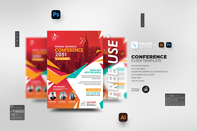 Conference Flyer Template aam aam3sixty annual business conference branding business conference business conference flyer concept conference conference flyer conference poster template corporate workshop custom poster event poster flyer template general meeting meeting poster maker summit townhall meeting workshop flyers