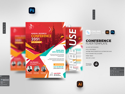 Conference Flyer Template aam aam3sixty annual business conference branding business conference business conference flyer concept conference conference flyer conference poster template corporate workshop custom poster event poster flyer template general meeting meeting poster maker summit townhall meeting workshop flyers