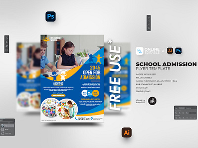 School Admission Flyer Template aam aam360 aam3sixty admission open after school program concept flyer template free flyer junior school kids activities kids school school admission video