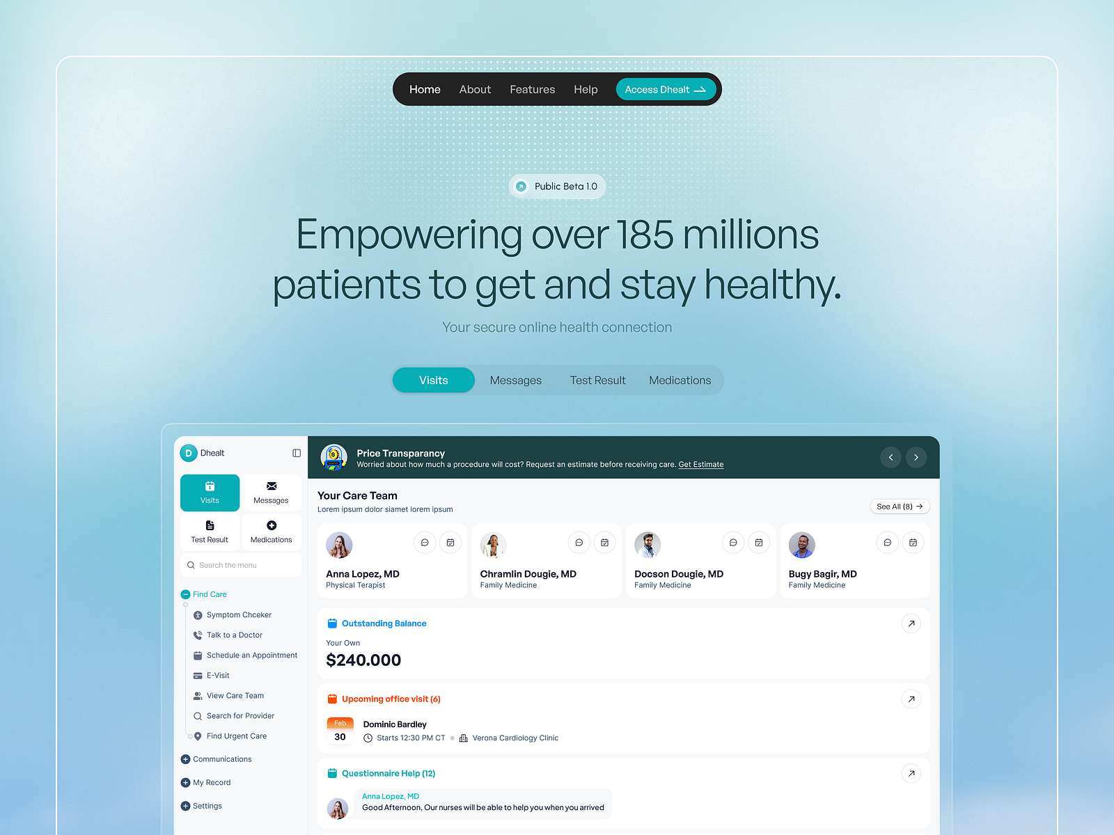 Landing Page - Healthcare by Rohmad Khoirudin for Odama on Dribbble