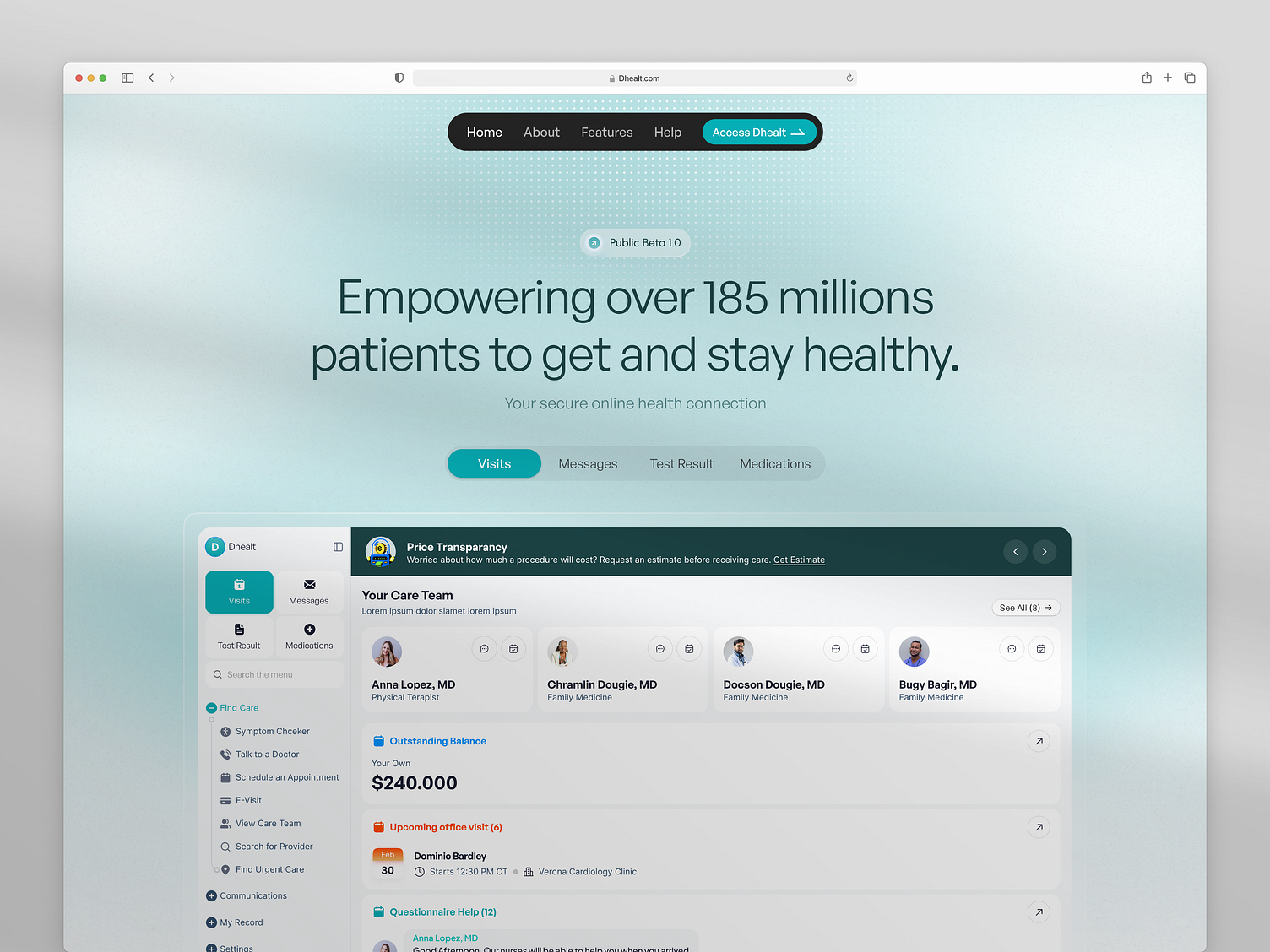 Landing Page - Healthcare by Rohmad Khoirudin for Odama on Dribbble