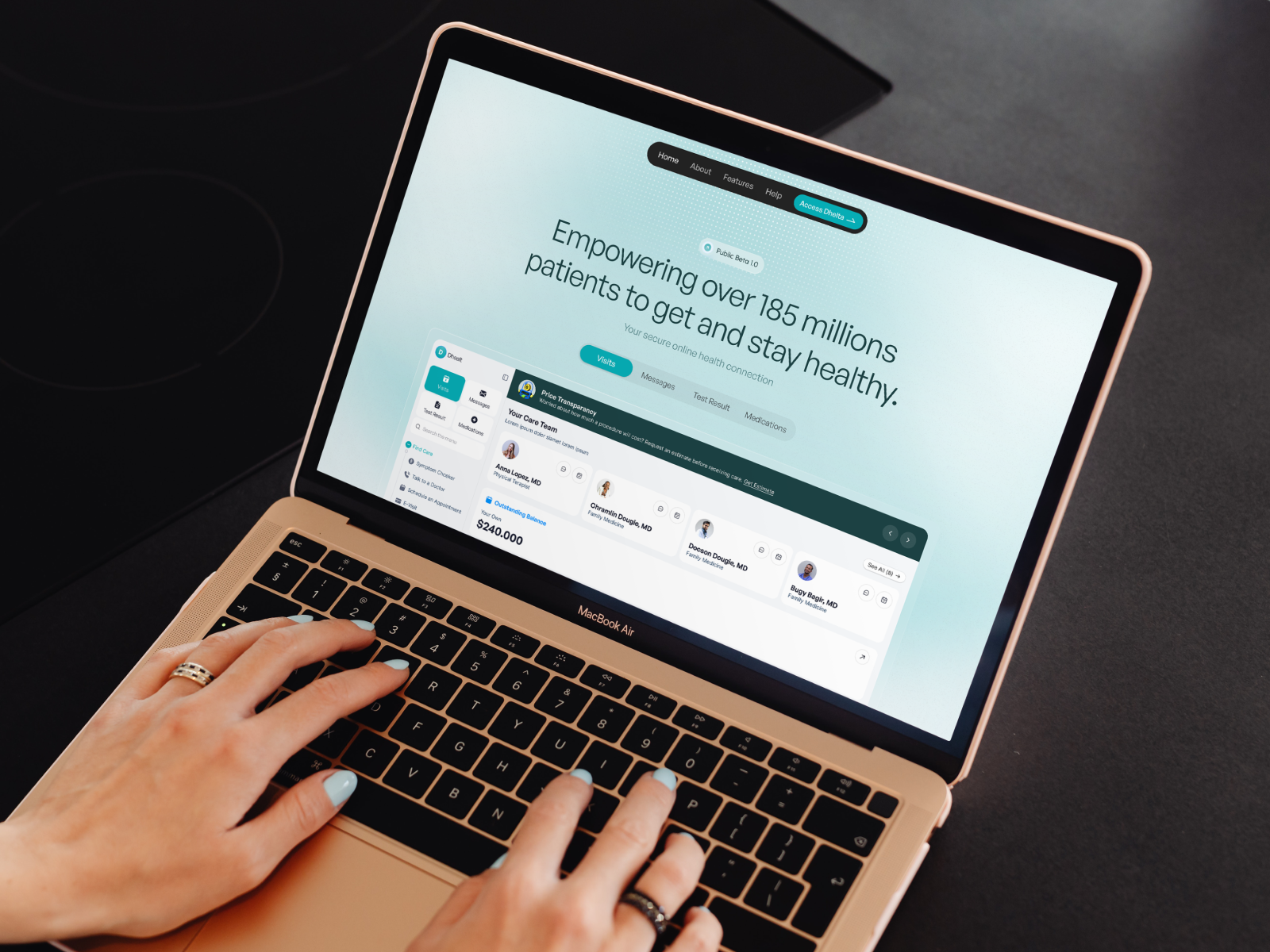 Landing Page - Healthcare by Rohmad Khoirudin for Odama on Dribbble