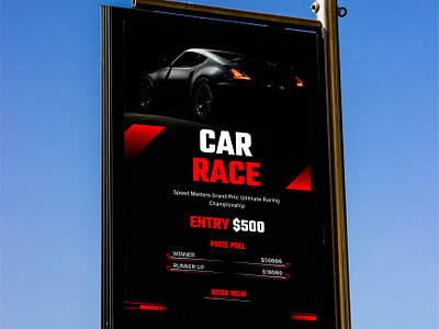 Revved Up advertisment billboard billboarddesign classicsophistication graphic design prestigedesign refinedaesthetics socialmediapost timelesselegance