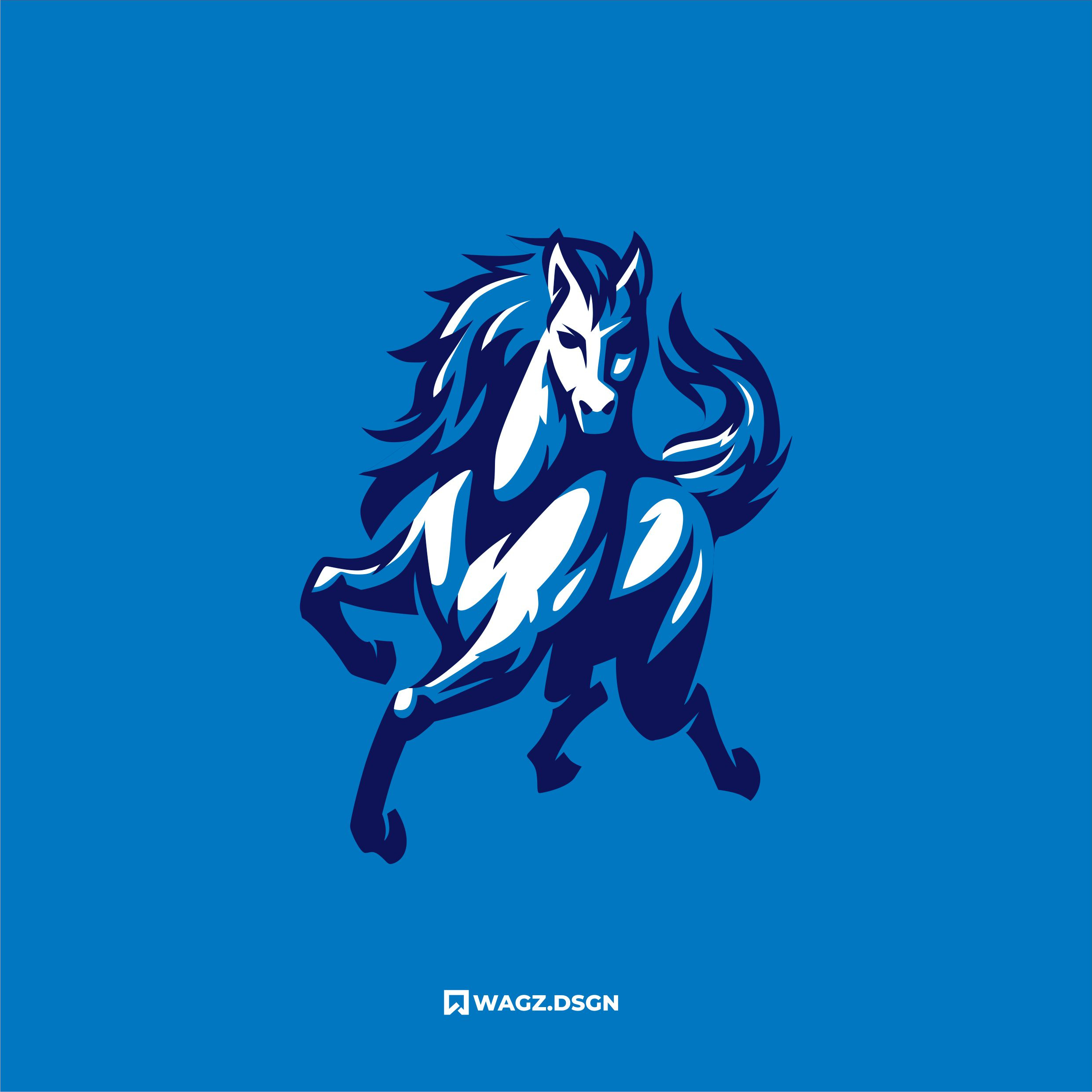 STALLION logo design ferrari graphic design horse horse logo horse mascot illustration logo mascot mascot logo mustang stallion vector