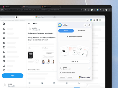 Bridge - Chrome Extension chrome extension extension ui uiux ux