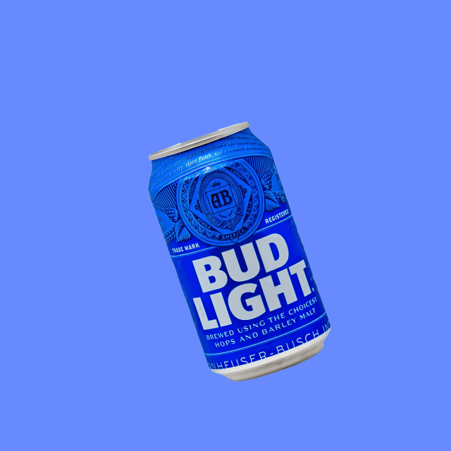BUD LIGHT Beer Can Manipulation Advertising advertising animation brand design branding graphic design graphic designer logo manipulation motion graphics packaging product design soical media ui visual identity