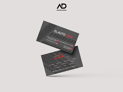 El Auto Care Business Card 3d animation branding graphic design logo motion graphics ui