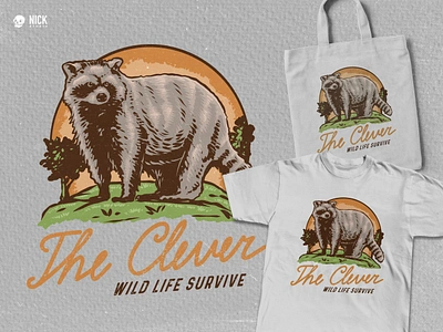 The Clever Wildlife Survive apparel design armadilo branding design bronco cowboy custom made hand drawing mammal merchandise reptile retro texas texas design texas inspired texas ornament texas shirt texas style tshirt design western wild west