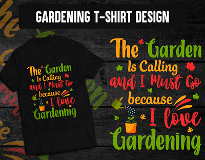 Gardening T-Shirt Design garden tshirt designs