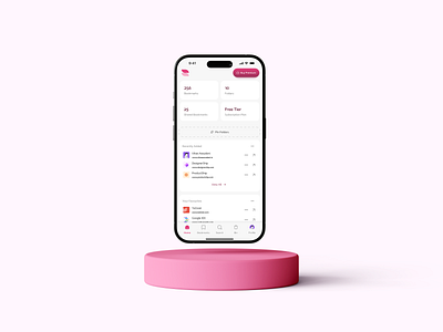 Bookmark Manager UI Design | Clean Mobile Bookmark Dashboard bookmark manager bookmarking app card ui design clean ui design dashboard design dashboard ui mobile app dashboard mobile app ui design mobile dashboard raindrop ui ui design ui ux design ux design