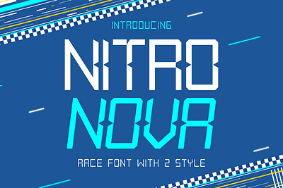 Nitro Nova – Sport Race Font branding font clock font creative font digital font display font film futuristic font illustration invitations font logo design magazine modern font packaging poster product design sport font time font typeface font unique versatile