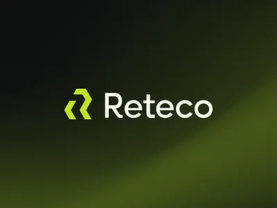Reteco Logo Design abstract logo agency arrow brand identity brandbook branding code finance branding fintech identity lettermark logo monogram r logo software startup logo symbol tech technology visual identity