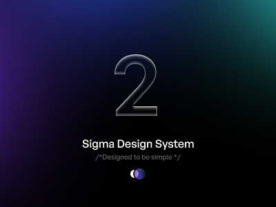 Sigma Design System design system sigma ui uikit ux