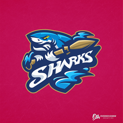 Shark Logo branding design graphic design identity illustration logo mark shark logo tshirt vector