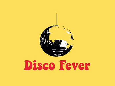 Poster "Disco Fever" design digital graphic design illustration illustrator poster