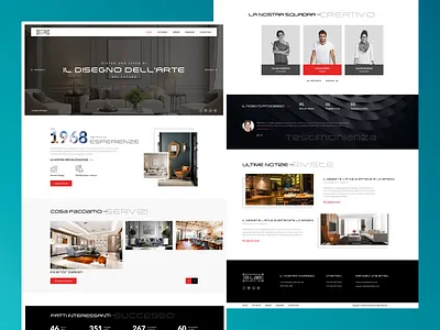 B.LAB Interior Designer Web-Landing branding logo ui