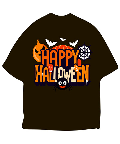 HALLOWEEN TYPOGRAPHY T-SHIRT DESIGN branding custom design graphic design halloween horr illustration logo t shirt ts vector vintage