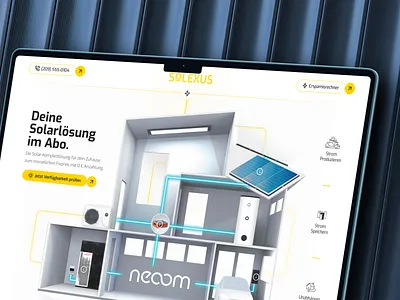 Renewable Energy Website Hero Section 3d eco friendly energy energy website green home page homepage landing landingpage renewable energy renewable energy landing page renewable energy website solar landing page sustainable energy landing page ui web design webdesign website