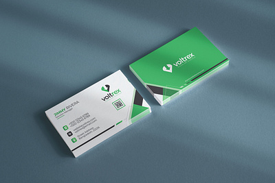 Voltrex Business Card branding business card businesscard card card design cards corporate corporate business card corporate cards graphic design logo mockup premium business card