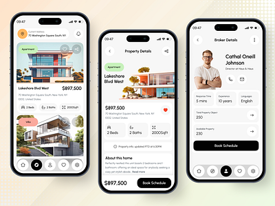 Homeo - A Real Estate Application apartment app design clean design mobile app design properties property real estate real estate agency real estate app real estate design realtor residence trending ui ui design uiux