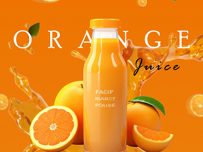 Orange Juice Graphic UI branding graphic design ui