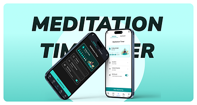 Meditation Timer - UI/UX Design app behance branding case study figma fitness graphic design interface design meditation mobile photoshop product design research timer ui ui design ui ux ux wireframing yoga