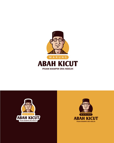 Abah Kicut's Brand Identity animation branddesign brandidentity branding foodlogo illustration logo logodesign professionallogo restaurantlogo