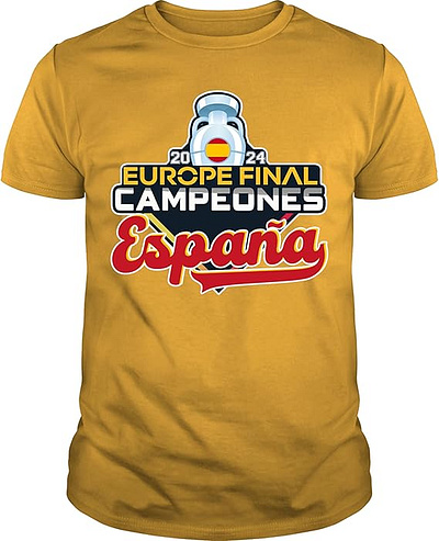 Spain, Champions of Europe 2024 - A Triumphant T-Shirt Design design illustration