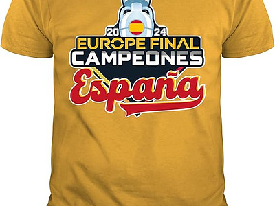 Spain, Champions of Europe 2024 - A Triumphant T-Shirt Design design illustration