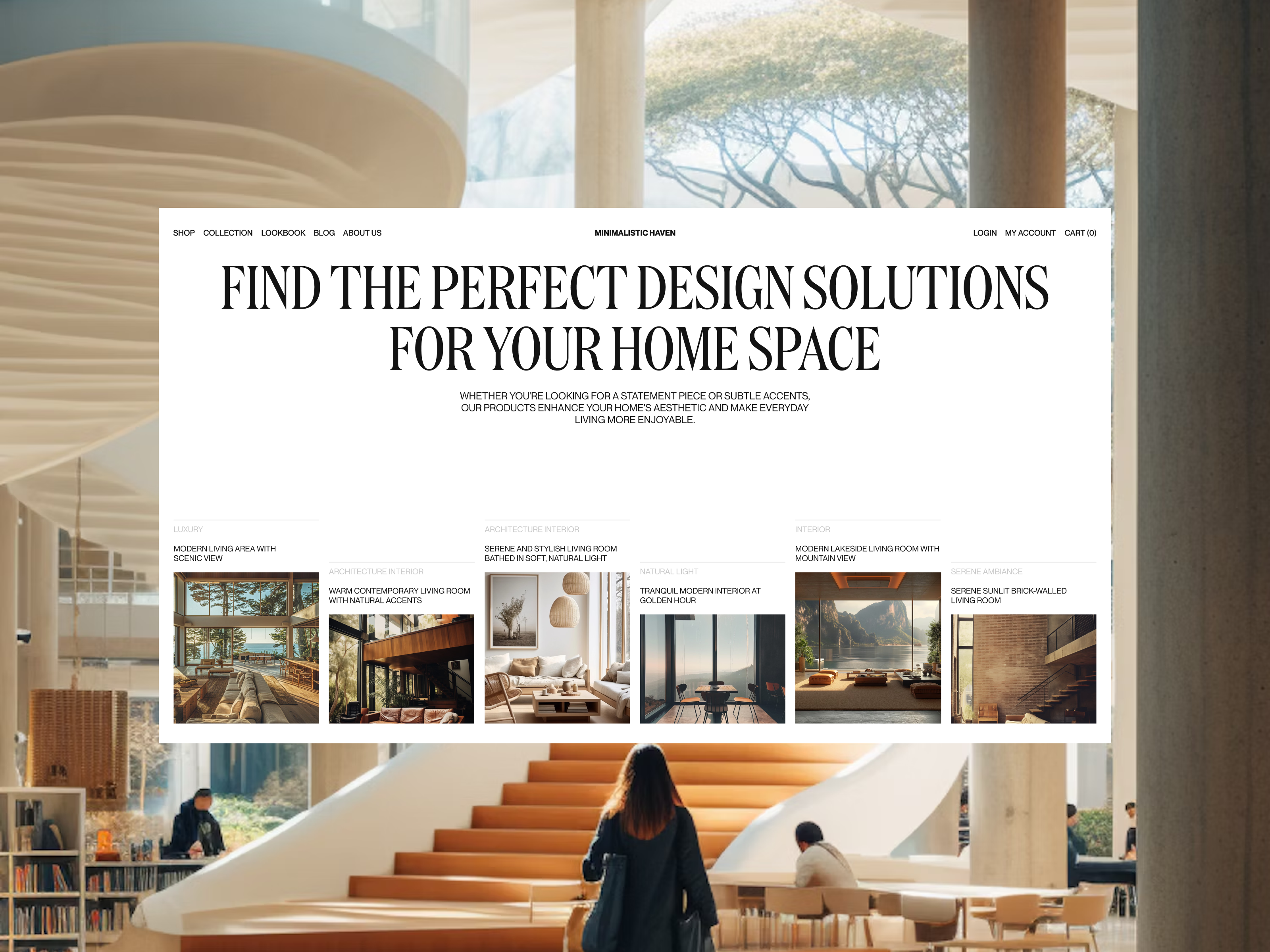 Example of Interior E-commerce Web Design Exploration 12