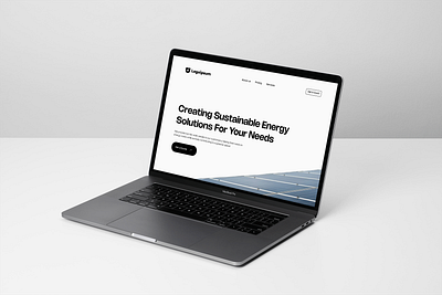 Solar Energy Website design landing page ui ux website