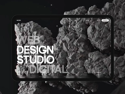 Mosa Studio — Homepage animation branding company creative graphic design logo motion graphics studio ui ux website