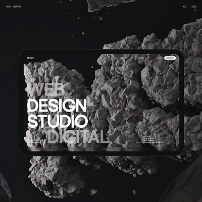Mosa Studio — Homepage animation branding company creative graphic design logo motion graphics studio ui ux website